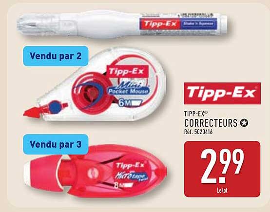 TIPP-EX® CORRECTEURS ★ Réf. 5020416