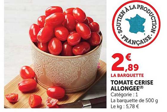 TOMATE CERISE ALLONGEE