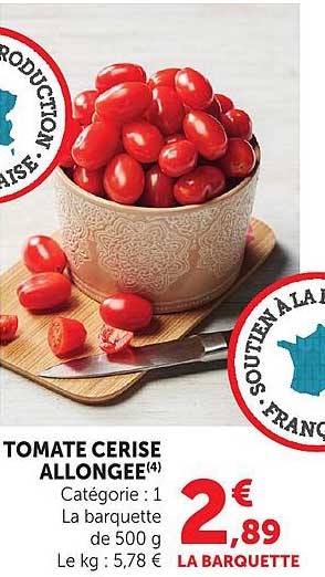 TOMATE CERISE ALLONGEE