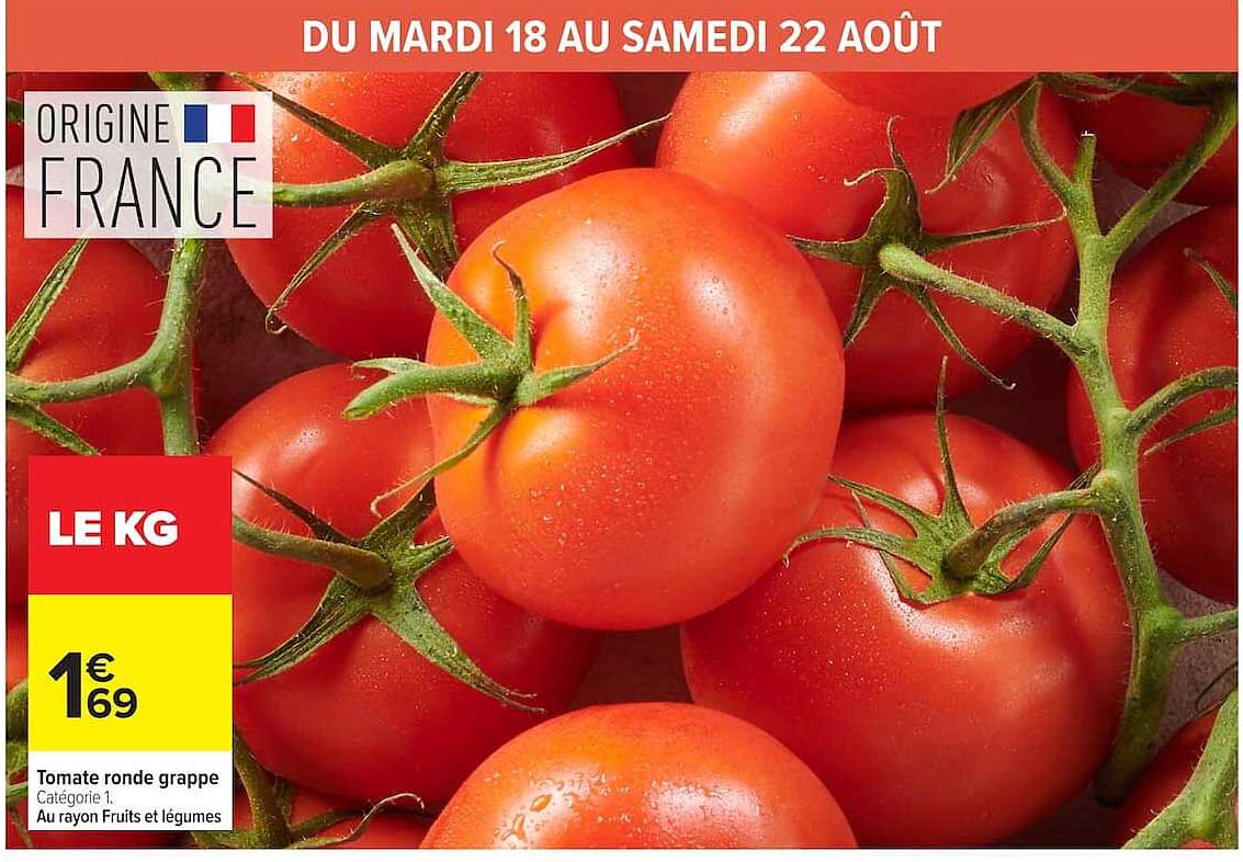 Tomate ronde grappe