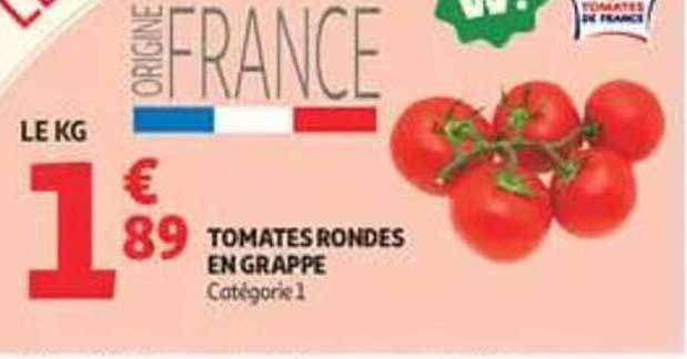TOMATES RONDES EN GRAPPE