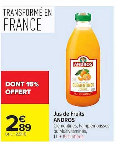 TRANSFORMÉ EN FRANCE