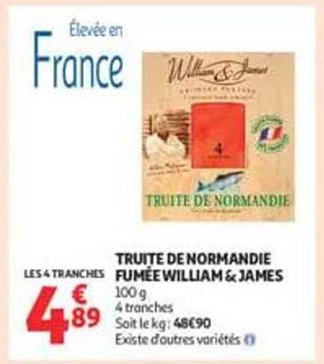 TRUITE DE NORMANDIE FUMÉE WILLIAM & JAMES