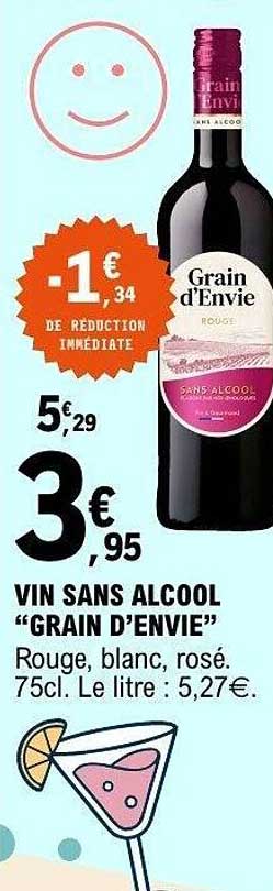 VIN SANS ALCOOL “GRAIN D’ENVIE”
