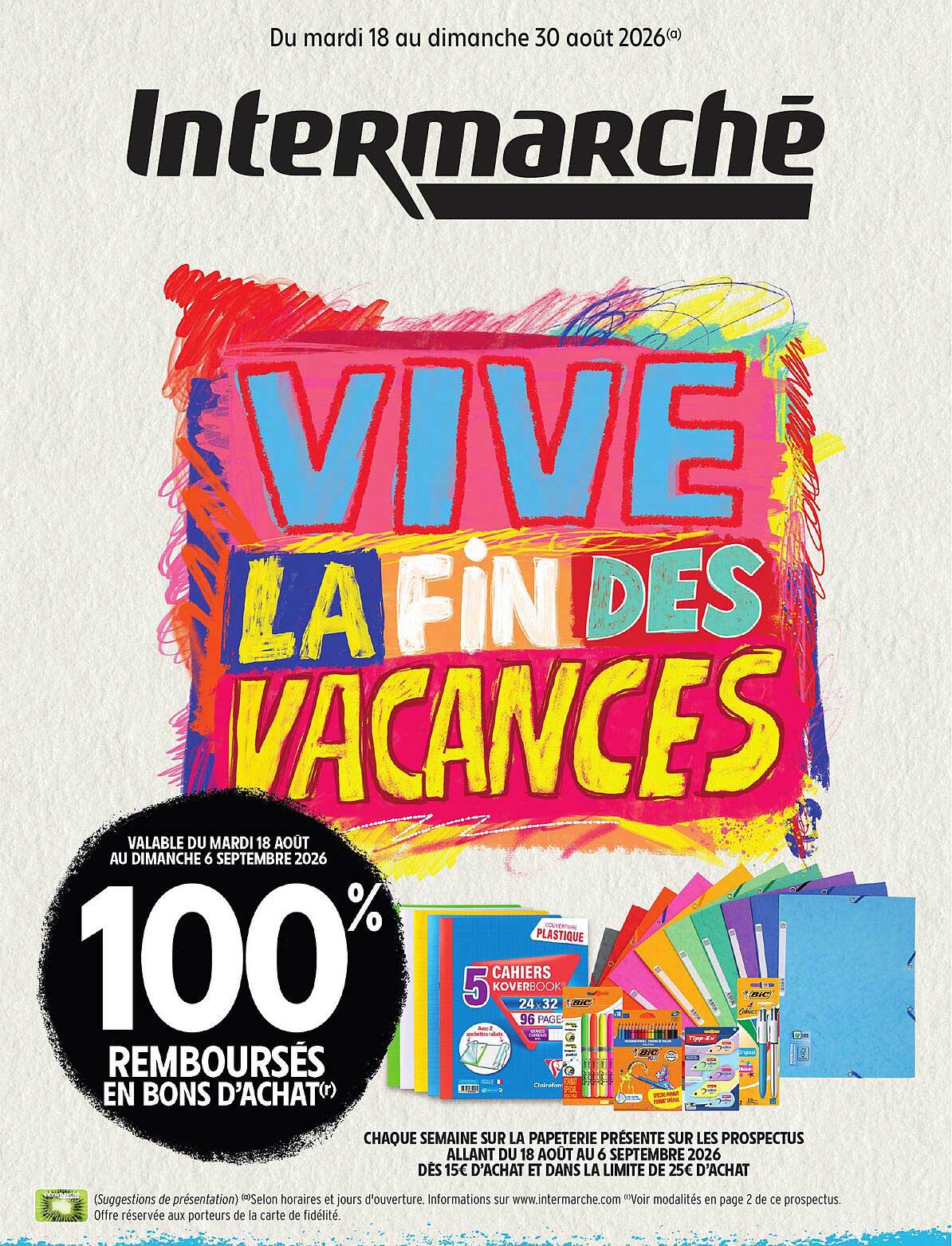 VIVE LA FIN DES VACANCES