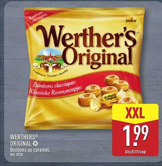 WERTHERS® ORIGINAL Bonbons au caramel.