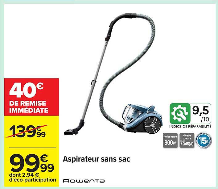 Aspirateur sans sac