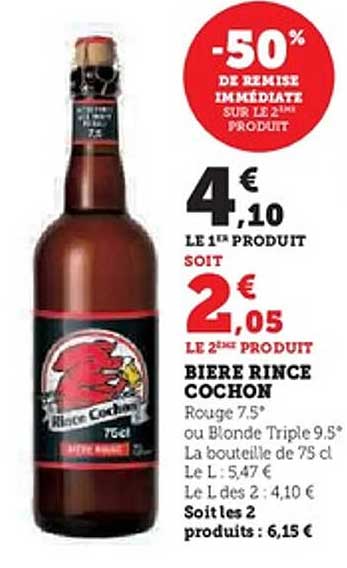 BIERE RINCE COCHON