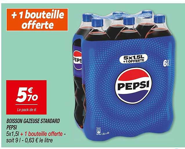 BOISSON GAZEUSE STANDARD PEPSI