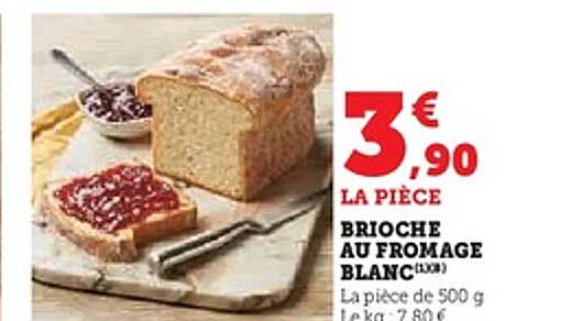 BRIOCHE AU FROMAGE BLANC