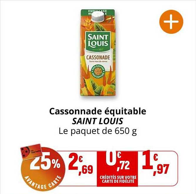 Cassonnade équitable SAINT LOUIS