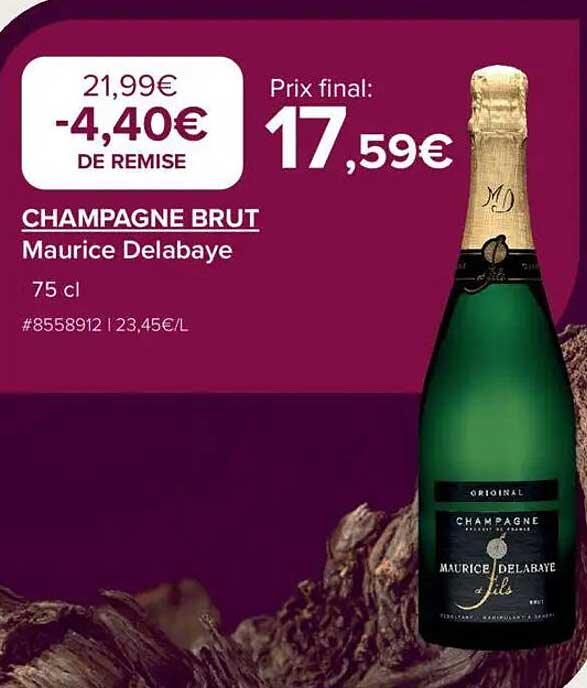 CHAMPAGNE BRUT Maurice Delabaye