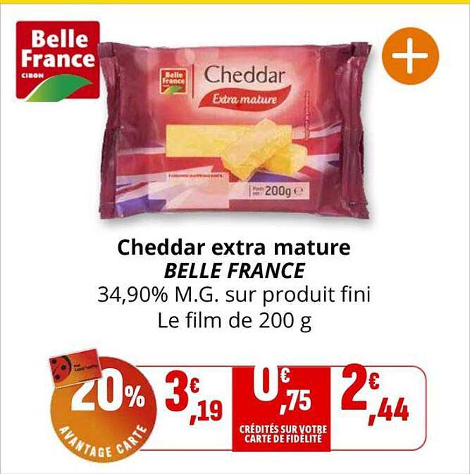 Cheddar extra mature BELLE FRANCE