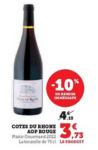COTES DU RHONE AOP ROUGE
