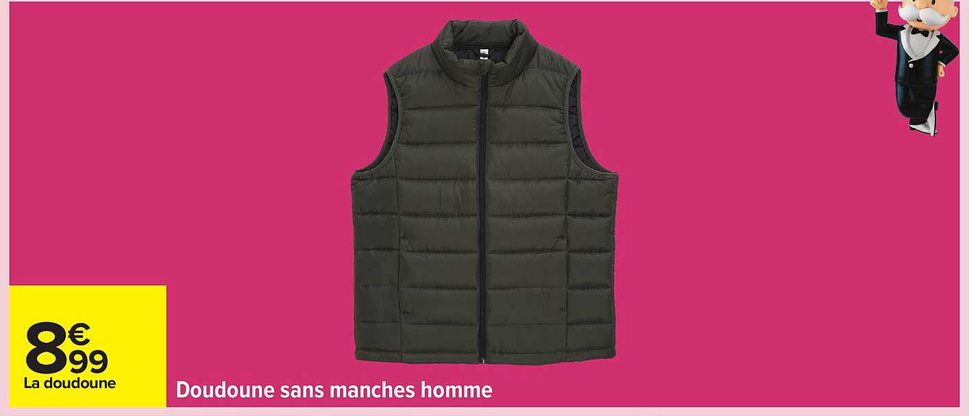 Doudoune sans manches homme