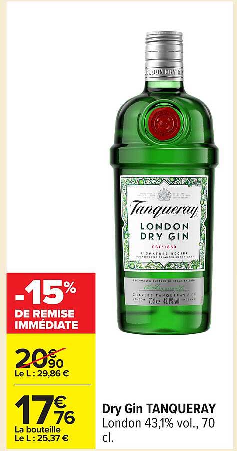 Dry Gin TANQUERAY