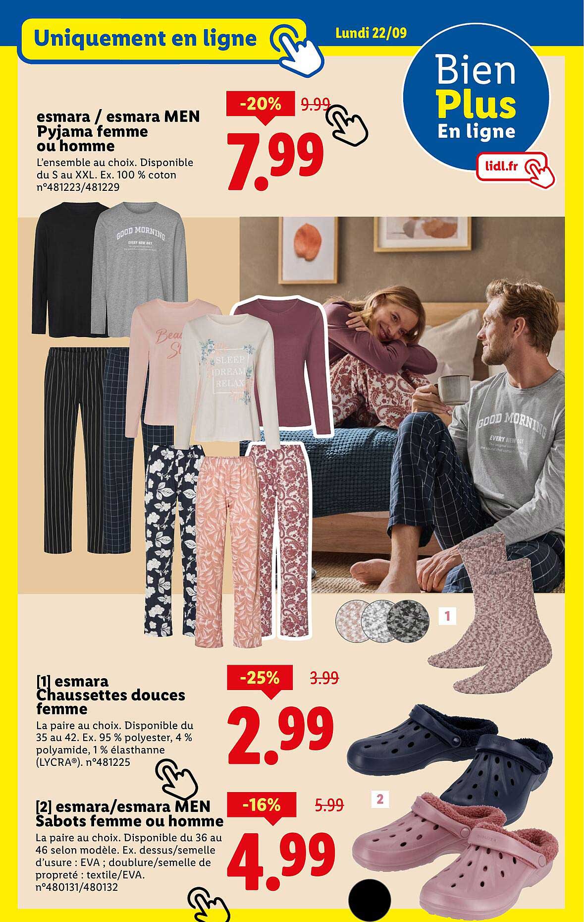 esmaro MEN Pyjama femme ou homme