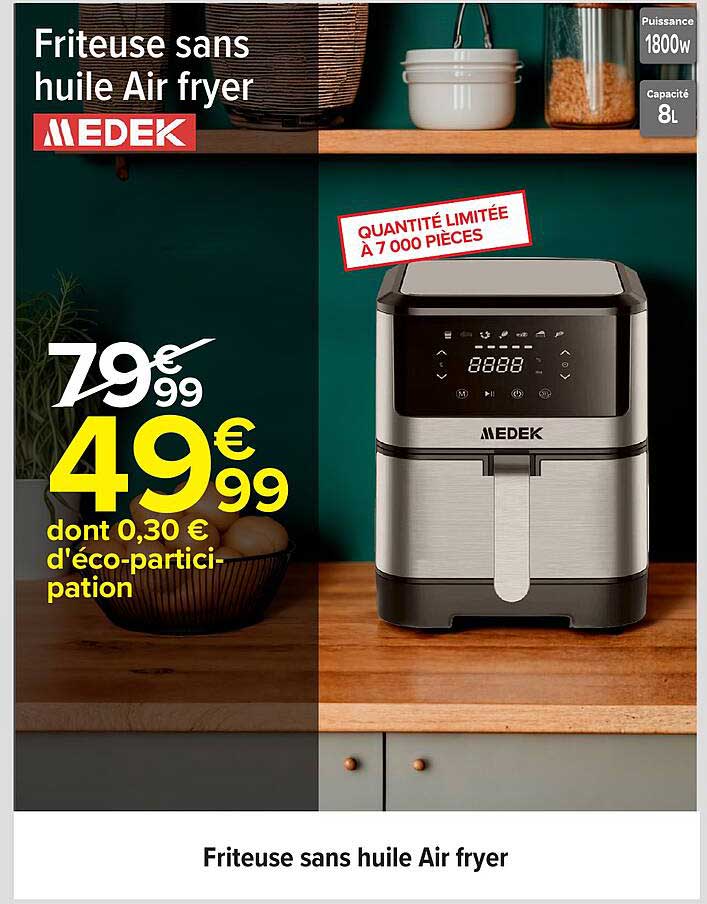 Friteuse sans huile Air fryer