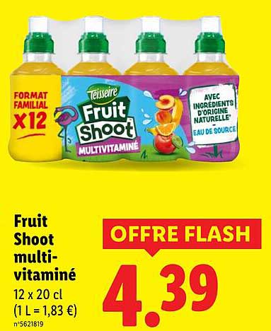Fruit Shoot multivitaminé