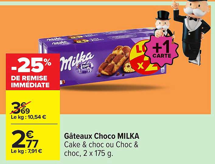 Gâteaux Choco MILKA