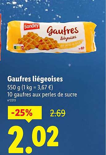 Gaufres liégeoises