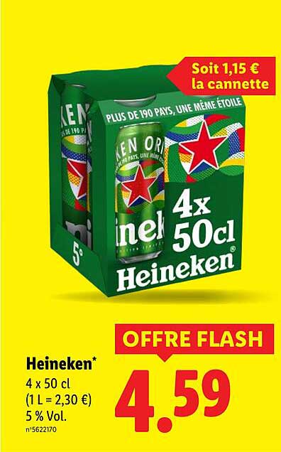 Heineken 4 x 50 cl