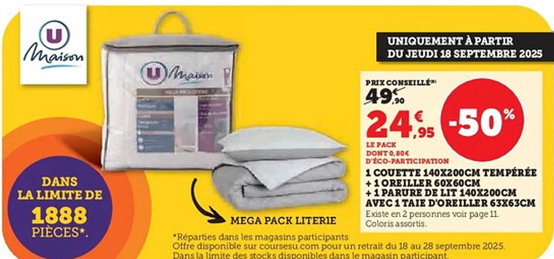 MEGA PACK LITERIE