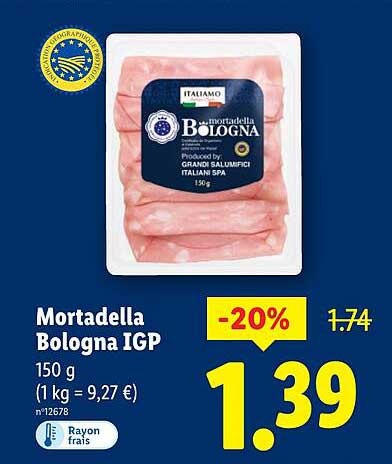 Mortadella Bologna IGP