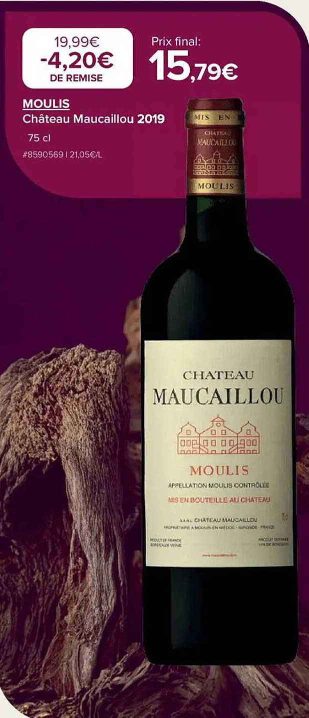 MOULIS Château Maucaillou 2019