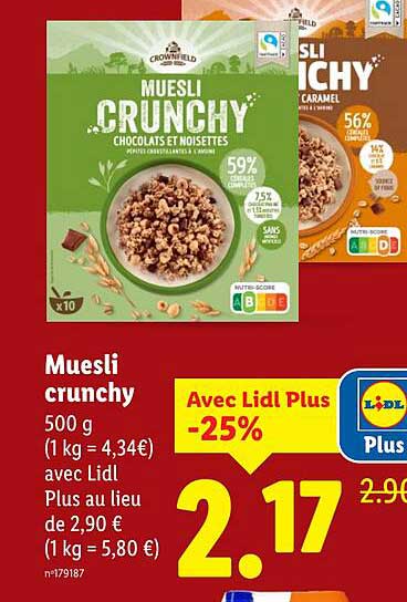 Muesli crunchy