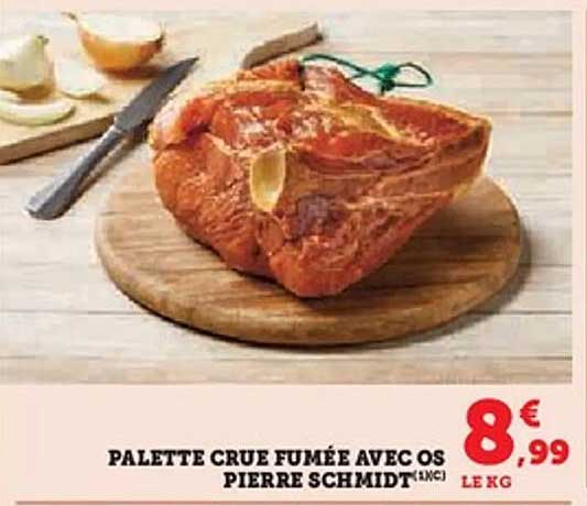 PALETTE CRUE FUMÉE AVEC OS PIERRE SCHMIDT