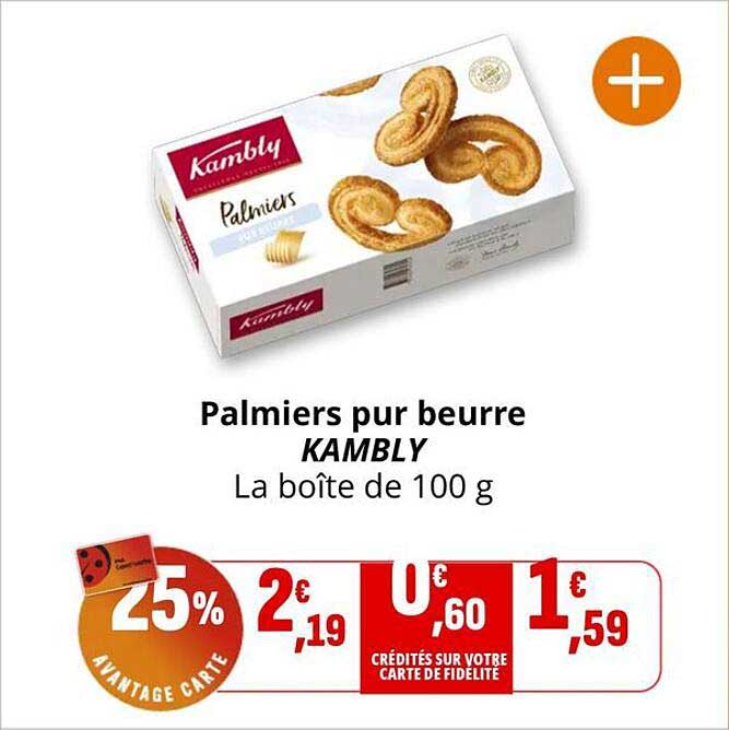 Palmier pur beurre KAMBLy