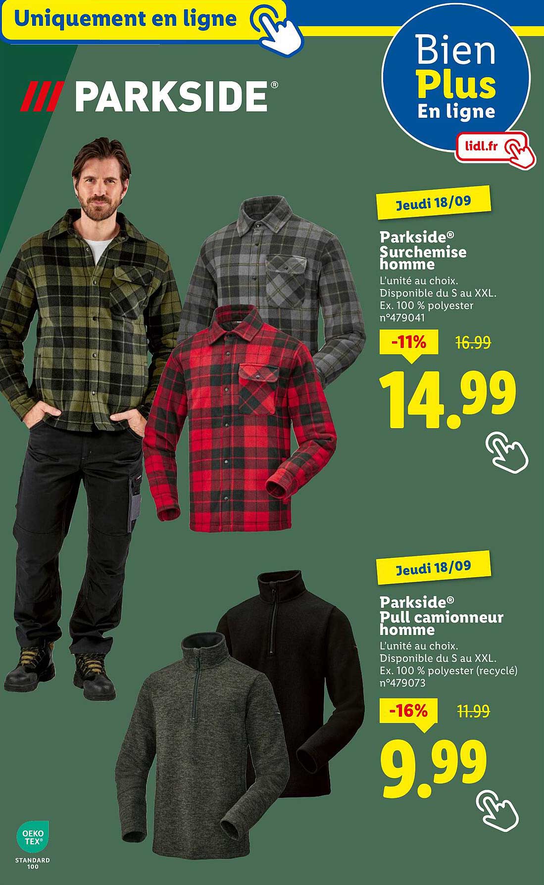 Parkside® Surchemise homme