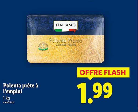 Polenta prête à l’emploi