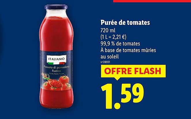 Purée de tomates