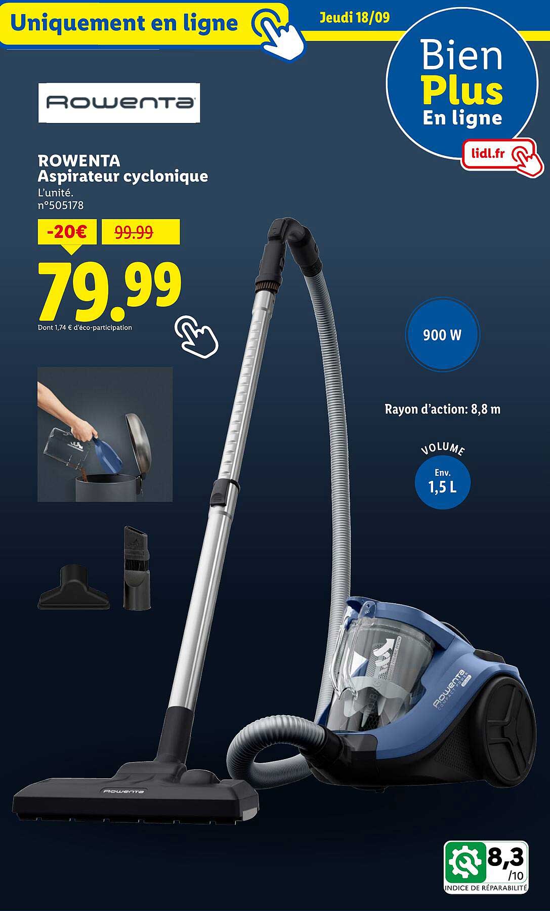 ROWENTA Aspirateur cyclonique