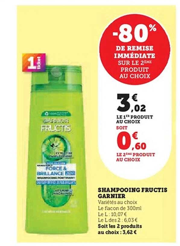 SHAMPOOING FRUCTIS GARNIER