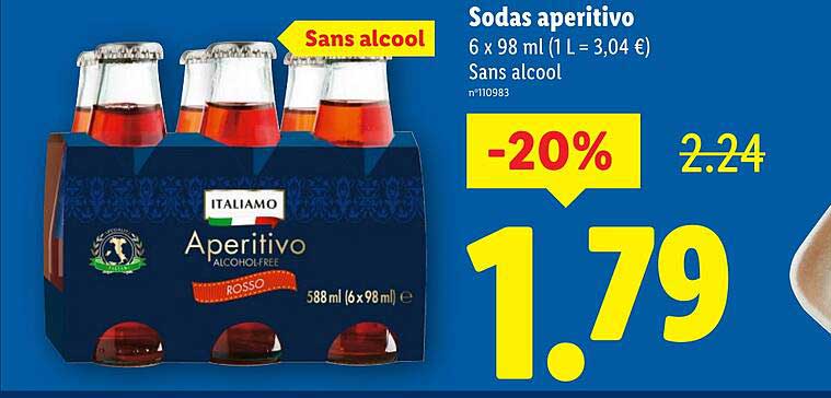 Sodas aperitivo