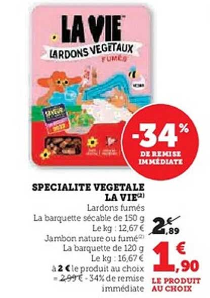 SPECIALITE VEGETALE LA VIE