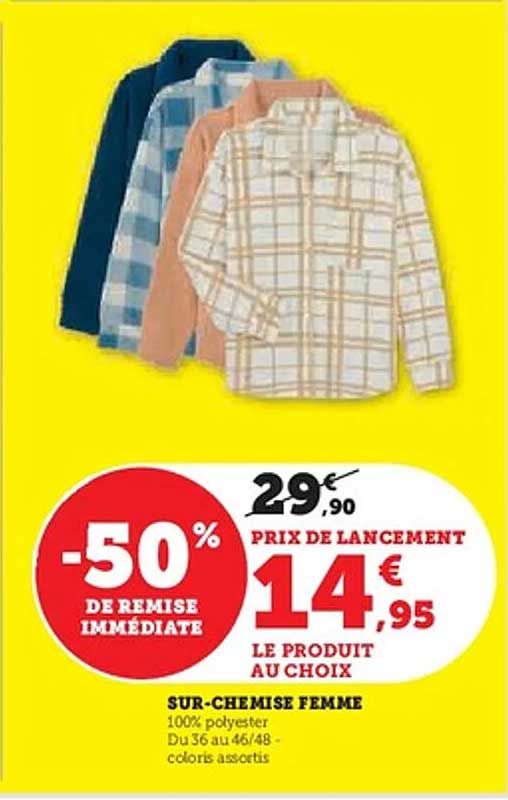 SUR-CHEMISE FEMME