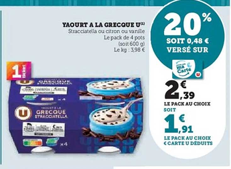 Yaourt à la Grecque U