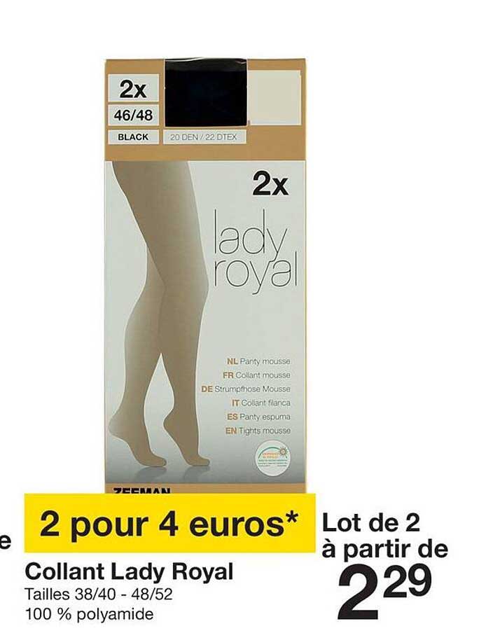 2 pour 4 euros*