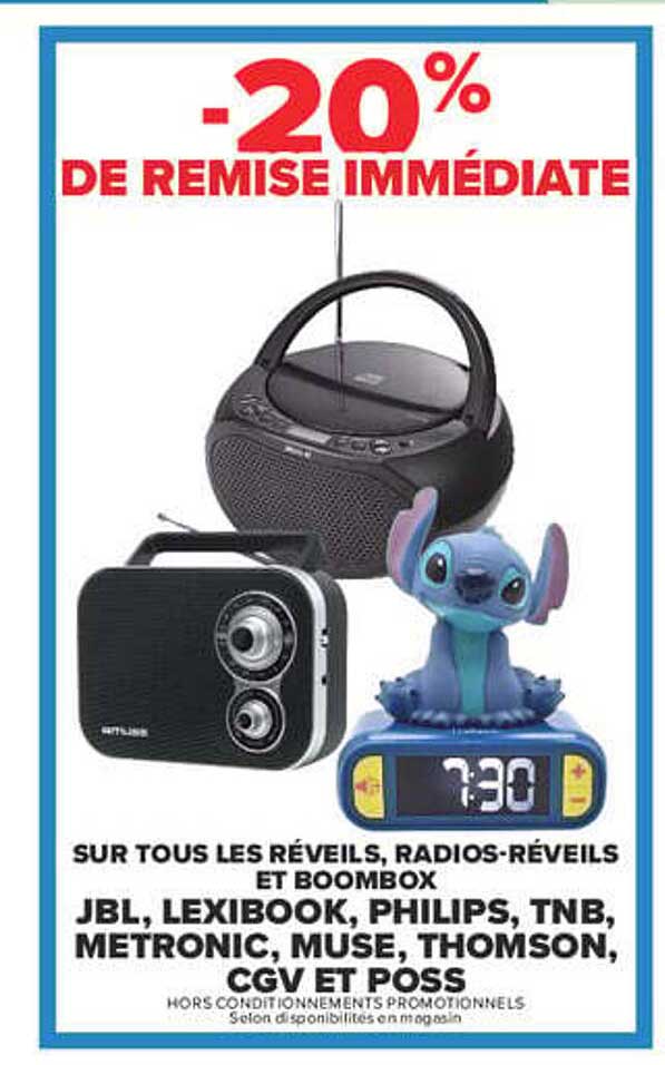 -20% DE REMISE IMMÉDIATE