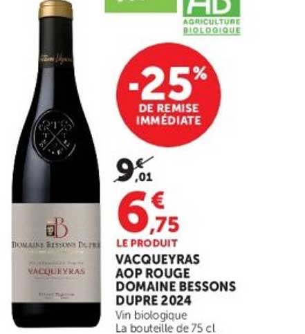 -25% DE REMISE IMMÉDIATE