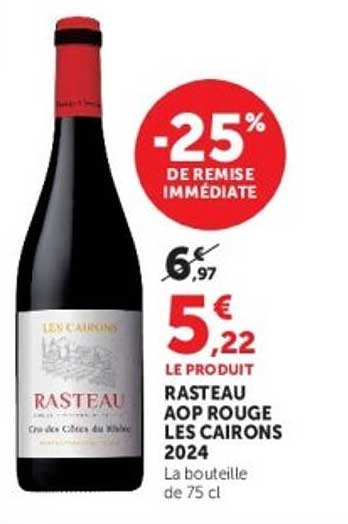 -25% DE REMISE IMMÉDIATE