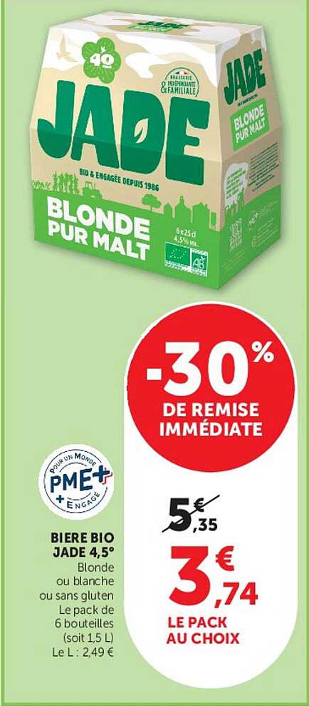 -30% DE REMISE IMMÉDIATE