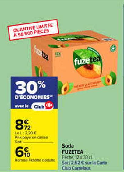 30% D'ECONOMIES avec le Club Carrefour