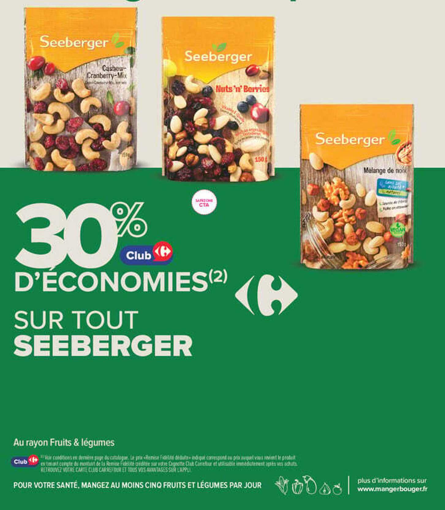 30% d’économies(2) sur tout Seeburger