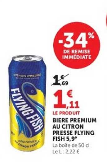 -34% DE REMISE IMMÉDIATE