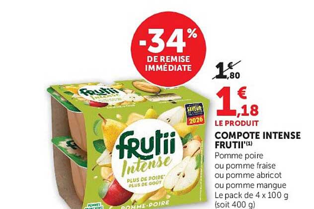 -34% DE REMISE IMMÉDIATE